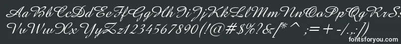 Шрифт AmazeItalic – белые шрифты