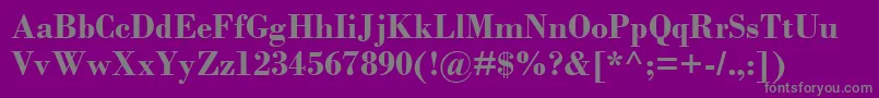 フォントBodoniMtРџРѕР»СѓР¶РёСЂРЅС‹Р№ – 紫の背景に灰色の文字
