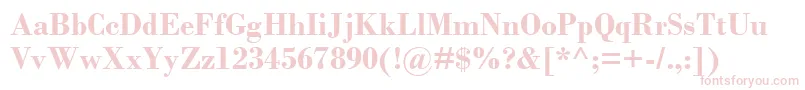 BodoniMtРџРѕР»СѓР¶РёСЂРЅС‹Р№ Font – Pink Fonts on White Background