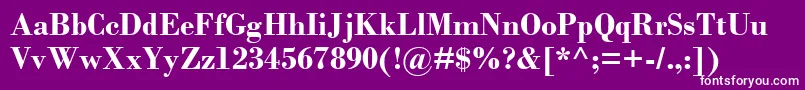 フォントBodoniMtРџРѕР»СѓР¶РёСЂРЅС‹Р№ – 紫の背景に白い文字