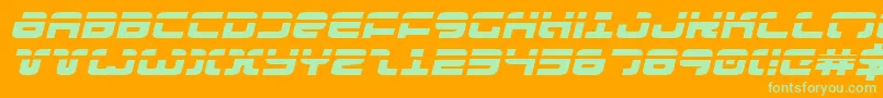 Weitere Informationen zur Exedorelexpi-Schriftart Exedorelexpi-Schriftart – Grüne Schriften auf orangefarbenem Hintergrund
