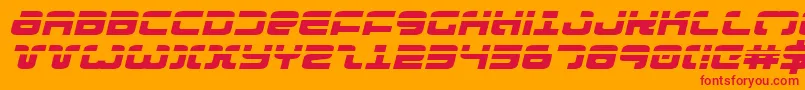 fuente Exedorelexpi – Fuentes Rojas Sobre Fondo Naranja