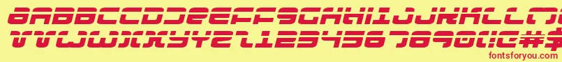 Exedorelexpi Font – Red Fonts on Yellow Background