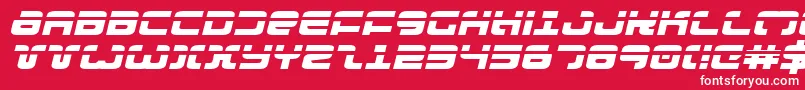 Exedorelexpi Font – White Fonts on Red Background