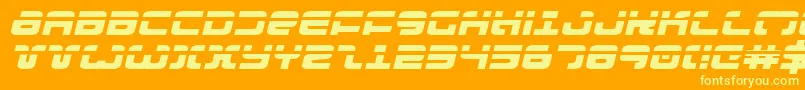 More about Exedorelexpi Font Exedorelexpi Font – Yellow Fonts on Orange Background