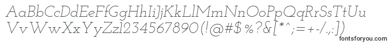 Josefinslab Lightitalic-fontti – Fontit Microsoft Excelille
