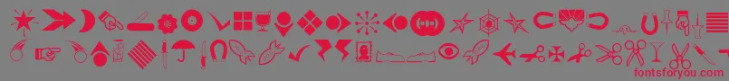 Más sobre la fuente Journaldingbats3 fuente Journaldingbats3 – Fuentes Rojas Sobre Fondo Gris