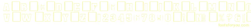 DgAachenoutline Font – Yellow Fonts