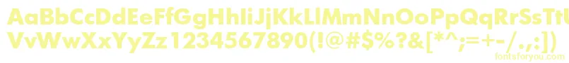 FuturisgttBold Font – Yellow Fonts