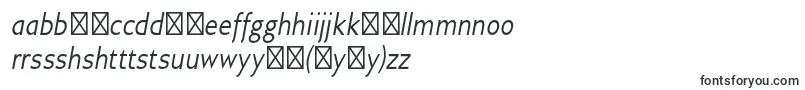 GilliusadfConditalic Font – Hausa Fonts