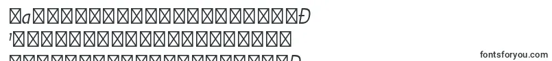 GilliusadfConditalic Font – Kyrgyz Fonts