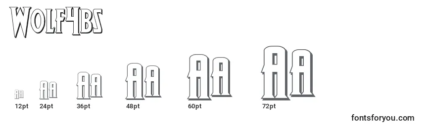 Wolf4bs Font Sizes