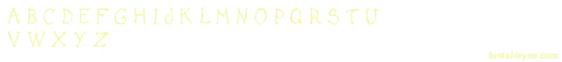 DarkPlaceDemo-Schriftart – Gelbe Schriften