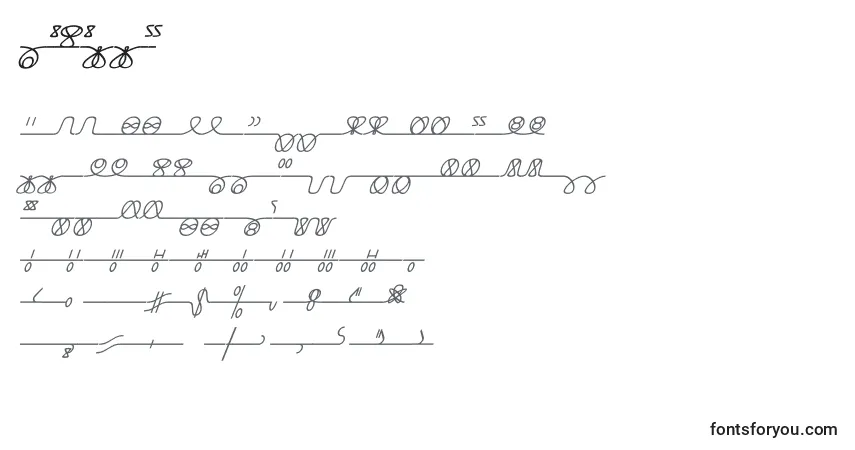 Schriftart NumukkiI – Alphabet, Zahlen, spezielle Symbole