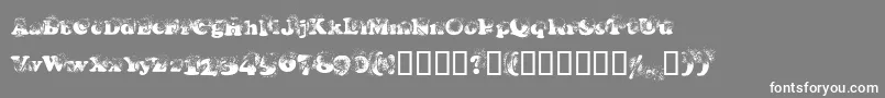 Coopdevi Font – White Fonts on Gray Background