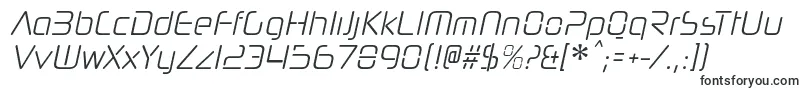 Шрифт NeuropolnovacdltItalic – компьютерные шрифты
