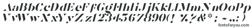 TostadaItalic Font – Distorted Fonts