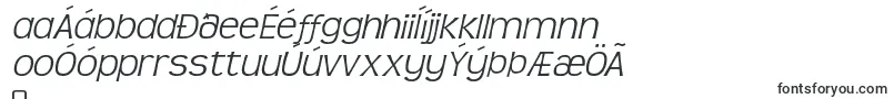 Шрифт Teenlight ffy – исландские шрифты