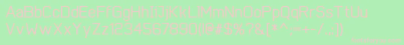 CobolBold Font – Pink Fonts on Green Background