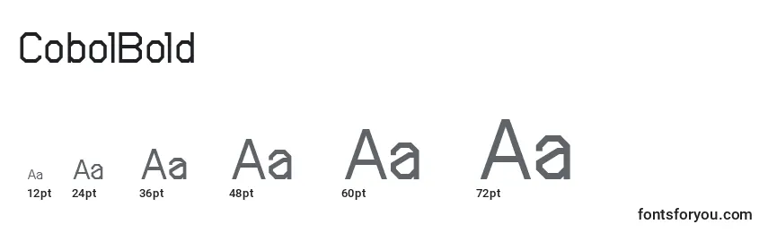 CobolBold Font Sizes