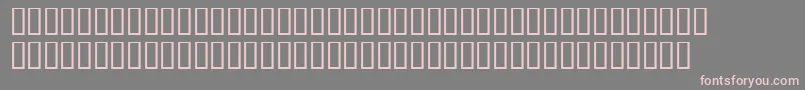 フォントTrainee – 灰色の背景にピンクのフォント
