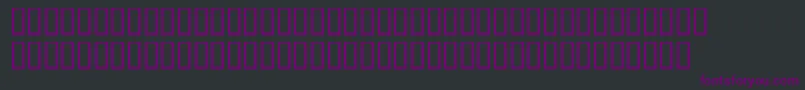 Шрифт Trainee – фиолетовые шрифты на чёрном фоне