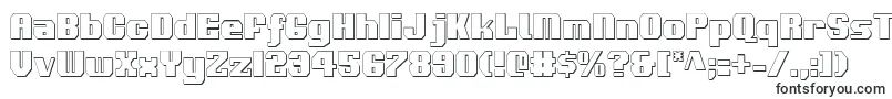 Шрифт Voortrekker3Dc – 3D шрифты