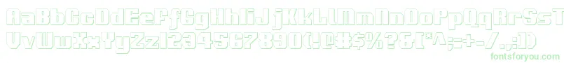 Подробнее о шрифте Voortrekker3Dc Шрифт Voortrekker3Dc – зелёные шрифты