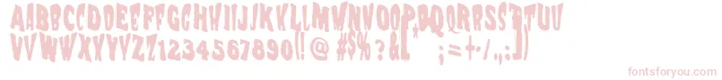 Vtcnightofthewackeddead Font – Pink Fonts on White Background