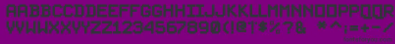 fuente PixelsplitterBold – Fuentes Negras Sobre Fondo Morado