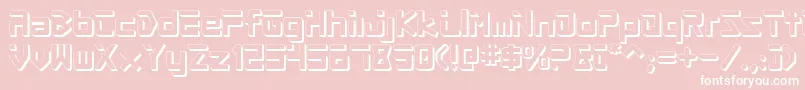 fuente ProcyonShadow – Fuentes Blancas Sobre Fondo Rosa