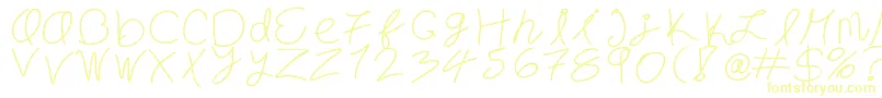 YouMeAndCoffee-Schriftart – Gelbe Schriften