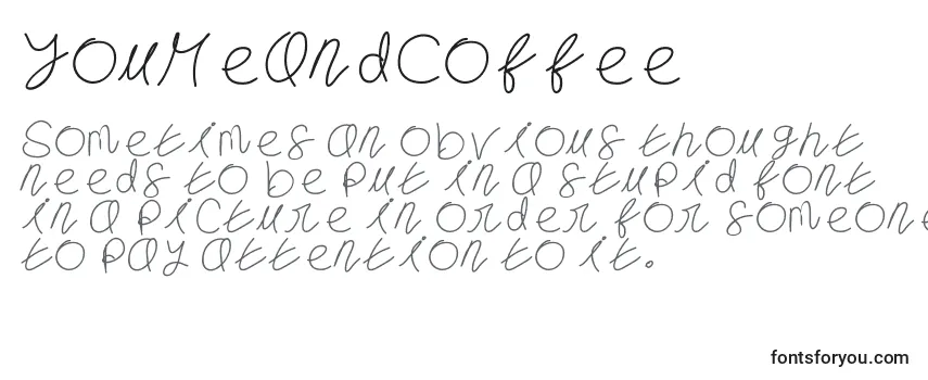 YouMeAndCoffee Font