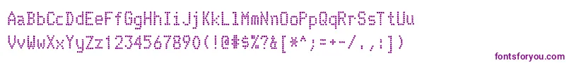 TelidoninkrgBold Font – Purple Fonts on White Background