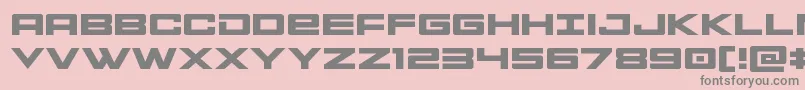 Montrocexpand Font – Gray Fonts on Pink Background