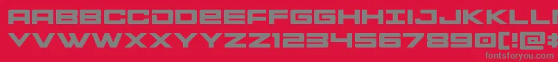fuente Montrocexpand – Fuentes Grises Sobre Fondo Rojo