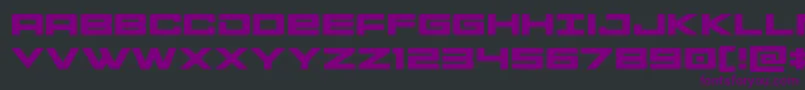 Montrocexpand Font – Purple Fonts on Black Background