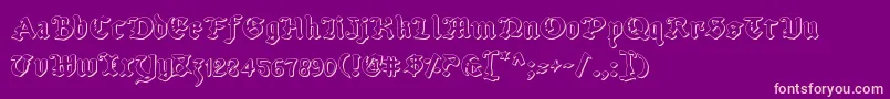 En savoir plus sur la police Uberv2o Police Uberv2o – polices roses sur fond violet