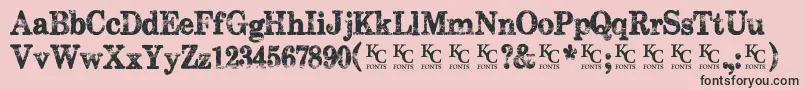 Subwaynovellademo Font – Black Fonts on Pink Background