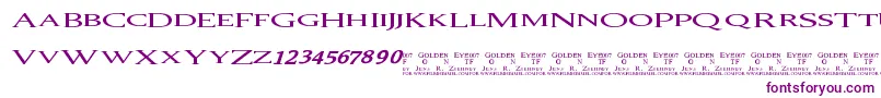 007Goldeneye Font – Purple Fonts