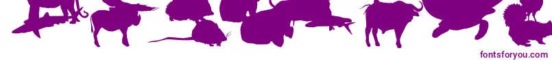 LeMondeDeVictor-fontti – violetit fontit valkoisella taustalla