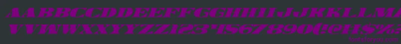 Legalv2i Font – Purple Fonts on Black Background
