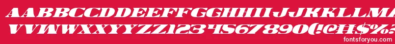 Legalv2i Font – White Fonts on Red Background