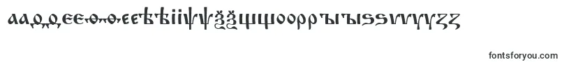 フォントIzh – マダガスカルの文字