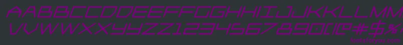 Player1upblackital Font – Purple Fonts on Black Background