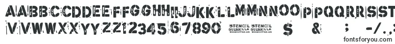 Шрифт StencilGuerrilla – шрифты, начинающиеся на S