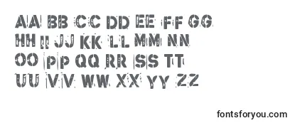 Review of the StencilGuerrilla Font
