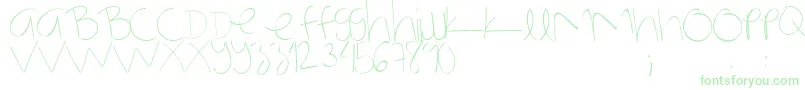 Police NotmyhandwritingRegular – polices vertes