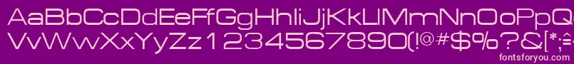 MichaeldbNormal Font – Pink Fonts on Purple Background