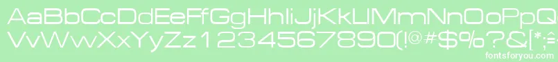 MichaeldbNormal Font – White Fonts on Green Background